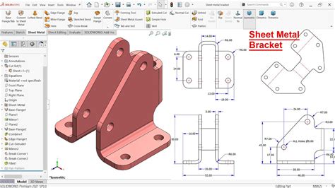 how to calculate sheet metal bracket